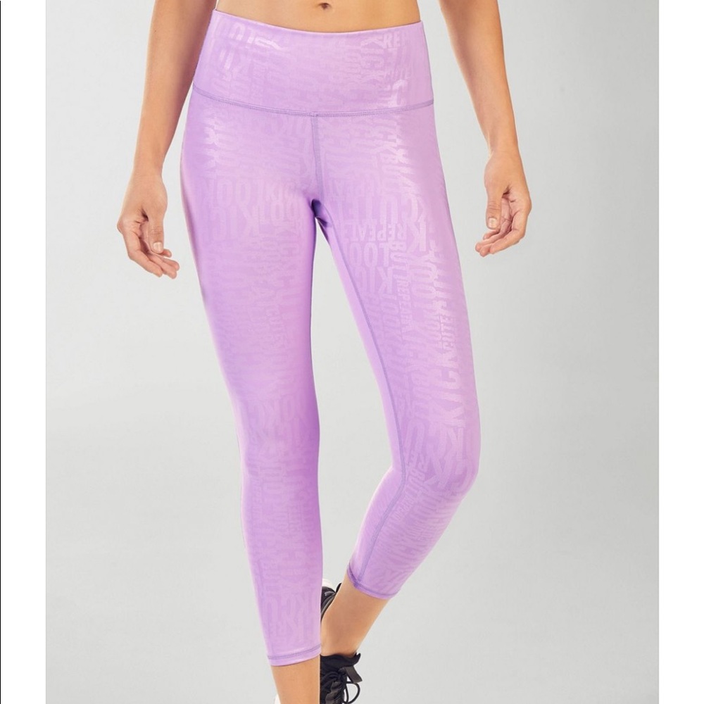 Define High-Waisted 7/8 Legging Kick Butt Aster Purple sz XS